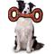 Show in main carousel: Tuffy's Mega Tug Oval Squeaky Plush Dog Toy, Brick slide 3 of 10