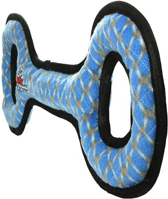 Show full view: Tuffy's Mega Tug Oval Squeaky Plush Dog Toy, Chain Link  slide 3 of 6