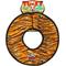 Show in main carousel: Tuffy's No Stuff Mega Ring Squeaky Plush Dog Toy, Tiger slide 5 of 9
