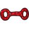 Show in main carousel: Tuffy's No Stuff Ultimate Tug-O-War Squeaky Plush Dog Toy, Red Paws slide 1 of 8