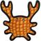 Show in main carousel: Tuffy's Ocean Creature Crab Dog Toy, Orange, Medium slide 1 of 7