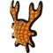 Show in main carousel: Tuffy's Ocean Creature Crab Dog Toy, Orange, Medium slide 2 of 7