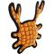 Show in main carousel: Tuffy's Ocean Creature Crab Dog Toy, Orange, Medium slide 4 of 7