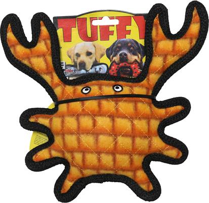Show full view: Tuffy's Ocean Creature Crab Dog Toy, Orange, Medium slide 5 of 7