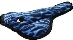 Tuffy's Ocean Creature Stingray Squeaky Plush Dog Toy, Blue