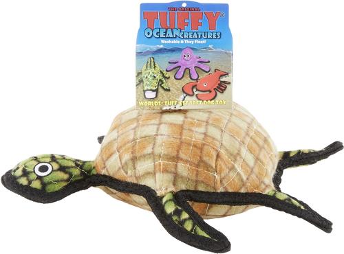 Show full view: Tuffy's Ocean Creatures Burtle Turtle Plush Dog Toy slide 7 of 10