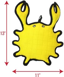 Tuffy's Ocean Creatures King Crab Squeaky Plush Dog Toy slide 2 of 7