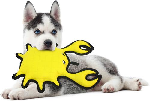 Show full view: Tuffy's Ocean Creatures King Crab Squeaky Plush Dog Toy slide 4 of 10