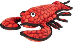 Tuffy's Ocean Creatures Larry Lobster Squeaky Plush Dog Toy