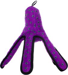 Tuffy's Ocean Creatures Purple Pete Squeaky Plush Dog Toy slide 2 of 4