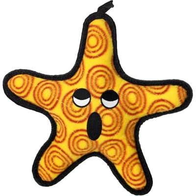 Tuffy's Tuffy's Ocean Creatures The "General" Starfish Squeaky Plush Dog Toy