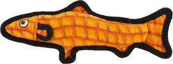 Tuffy's Ocean Creatures Trout Squeaky Plush Dog Toy, Orange