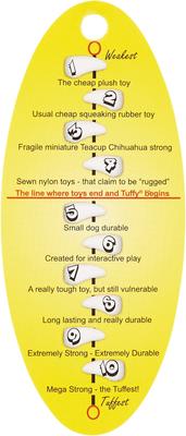 Show full view: Tuffy's Ocean Creatures Trout Squeaky Plush Dog Toy, Red slide 8 of 10