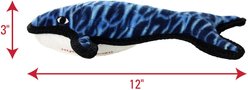 Tuffy's Ocean Creatures Whale Wesley Squeaky Plush Dog Toy slide 2 of 4