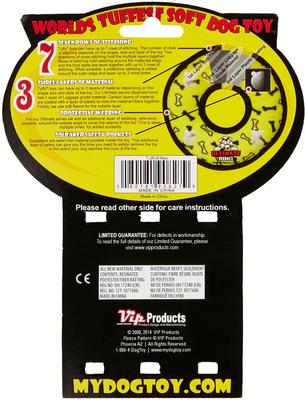 Show full view: Tuffy's T-Rex Dinosaur Plush Dog Toy, T-Rex slide 6 of 11