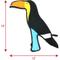 Show in main carousel: Tuffy's Togo Toucan Plush Dog Toy slide 3 of 11