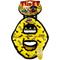 Show in main carousel: Tuffy's Ultimate 3-Way Ring Squeaky Plush Dog Toy, Yellow Bones slide 6 of 8