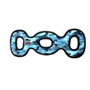 Tuffy's Ultimate 3-Way Tug Squeaky Plush Dog Toy, Camo Blue