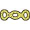 Show in main carousel: Tuffy's Ultimate 3-Way Tug Squeaky Plush Dog Toy, Yellow Bones slide 1 of 9