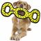 Show in main carousel: Tuffy's Ultimate 3-Way Tug Squeaky Plush Dog Toy, Yellow Bones slide 3 of 9