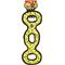 Show in main carousel: Tuffy's Ultimate 3-Way Tug Squeaky Plush Dog Toy, Yellow Bones slide 5 of 9