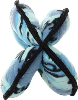 Show full view: Tuffy's Ultimate 4-Way Ring Squeaky Plush Dog Toy, Camo Blue slide 5 of 8