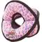 Show in main carousel: Tuffy's Ultimate 4-Way Ring Squeaky Plush Dog Toy, Pink Leopard slide 1 of 8