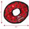 Show in main carousel: Tuffy's Ultimate 4-Way Ring Squeaky Plush Dog Toy, Red Paws slide 2 of 9