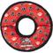 Show in main carousel: Tuffy's Ultimate 4-Way Ring Squeaky Plush Dog Toy, Red Paws slide 5 of 9