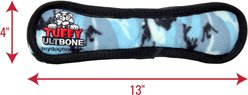 Tuffy's Ultimate Bone Squeaky Plush Dog Toy, Camo Blue slide 2 of 9