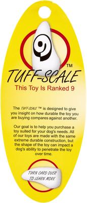 Show full view: Tuffy's Ultimate Bone Squeaky Plush Dog Toy, Yellow Bones slide 8 of 11