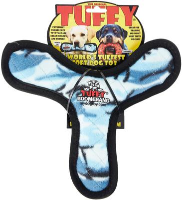 Show full view: Tuffy's Ultimate Bowmerang Squeaky Plush Dog Toy, Camo Blue slide 5 of 12