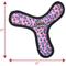 Show in main carousel: Tuffy's Ultimate Bowmerang Squeaky Plush Dog Toy, Pink Leopard slide 2 of 12