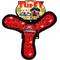 Show in main carousel: Tuffy's Ultimate Bowmerang Squeaky Plush Dog Toy, Red Paws slide 5 of 12