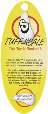 Show full view: Tuffy's Ultimate Bowmerang Squeaky Plush Dog Toy, Yellow Bones slide 7 of 12