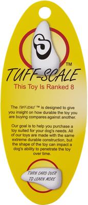 Show full view: Tuffy's Ultimate Flyer Squeaky Plush Dog Toy, Red Paws slide 7 of 11