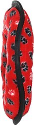 Tuffy's Ultimate Ring Squeaky Plush Dog Toy, Red Paws slide 2 of 4