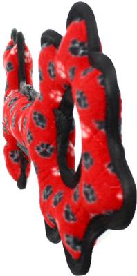 Show full view: Tuffy's Ultimate Tug-O-Gear Squeaky Plush Dog Toy, Red Paws slide 2 of 6