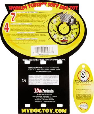 Show full view: Tuffy's Ultimate Tug-O-Gear Squeaky Plush Dog Toy, Red Paws slide 4 of 6