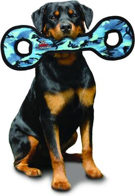 Show full view: Tuffy's Ultimate Tug-O-War Squeaky Plush Dog Toy, Camo Blue slide 3 of 8