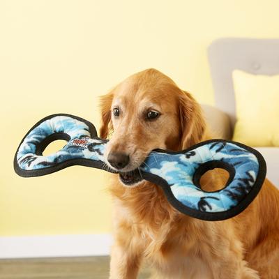 Show full view: Tuffy's Ultimate Tug-O-War Squeaky Plush Dog Toy, Camo Blue slide 4 of 8