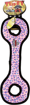 Show full view: Tuffy's Ultimate Tug-O-War Squeaky Plush Dog Toy, Pink Leopard slide 5 of 8