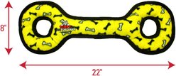 Tuffy's Ultimate Tug-O-War Squeaky Plush Dog Toy, Yellow Bones slide 2 of 5