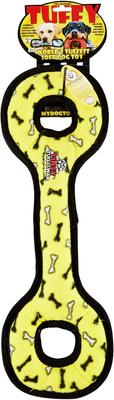 Show full view: Tuffy's Ultimate Tug-O-War Squeaky Plush Dog Toy, Yellow Bones slide 5 of 8
