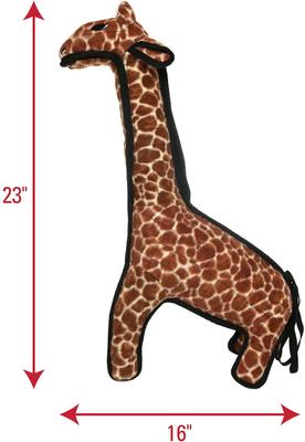 Show full view: Tuffy's Zoo Giraffe Plush Dog Toy slide 2 of 11