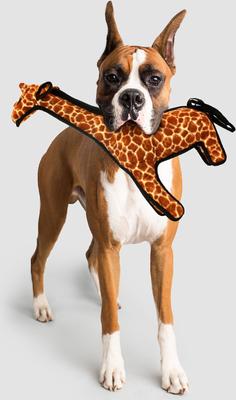 Show full view: Tuffy's Zoo Giraffe Plush Dog Toy slide 3 of 11