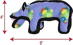 Tuffy's Zoo Hippo Hilda Plush Dog Toy, Jr slide 2 of 7