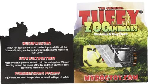 Show full view: Tuffy's Zoo Peacock Squeaky Plush Dog Toy slide 5 of 10