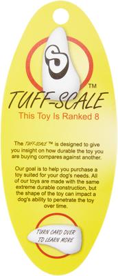 Show full view: Tuffy's Zoo Peacock Squeaky Plush Dog Toy slide 7 of 10