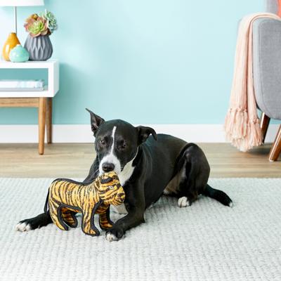 Show full view: Tuffy's Zoo Tiger Plush Dog Toy, Jr slide 4 of 7